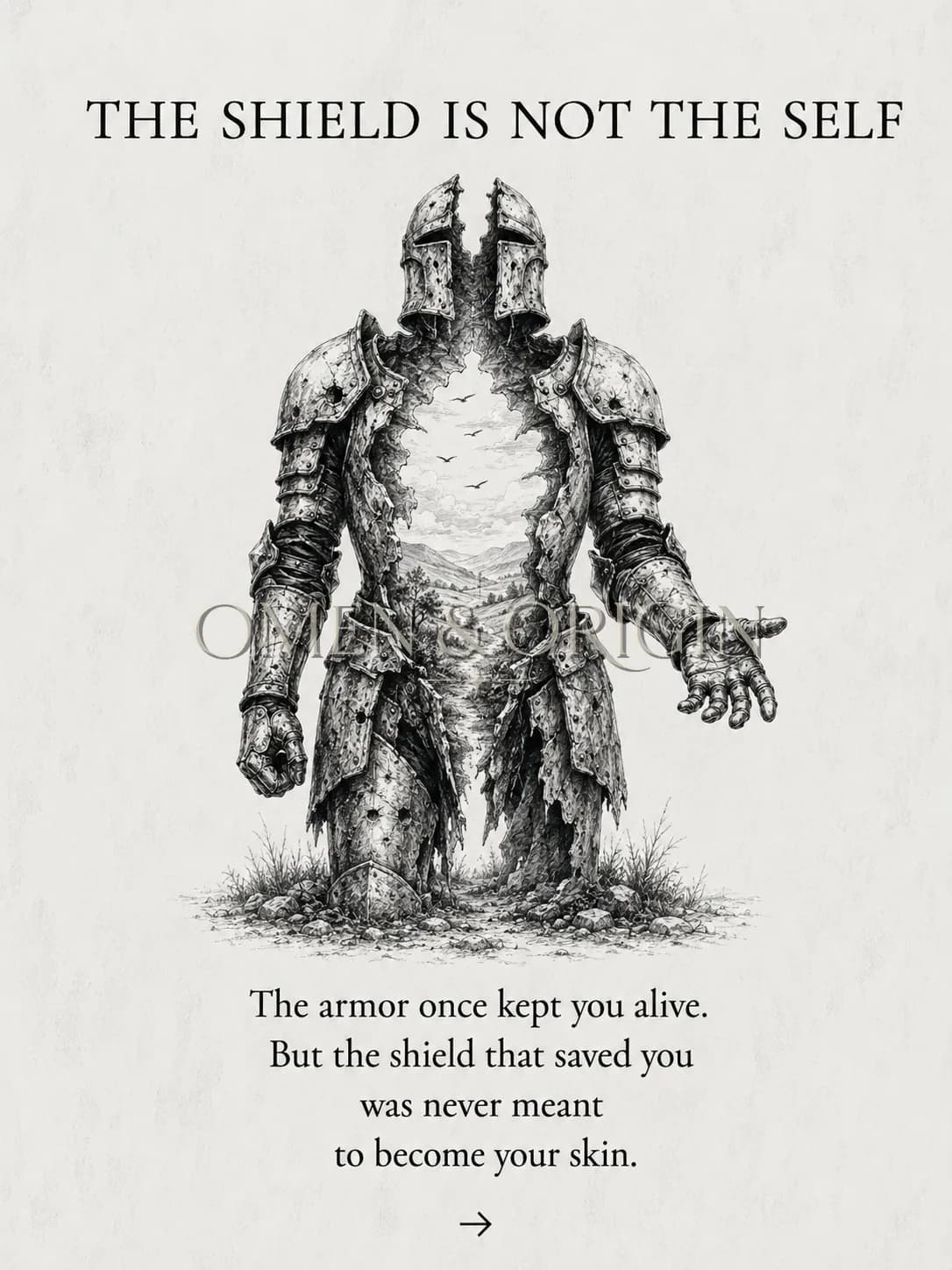 Chapter II — The Shield Is Not the Self