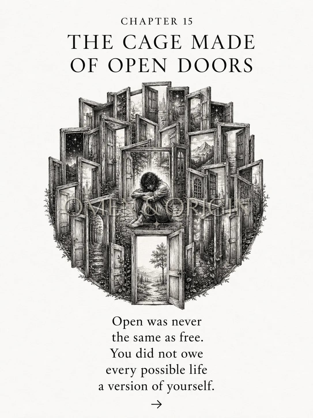 Chapter XV — The Cage Made of Open Doors