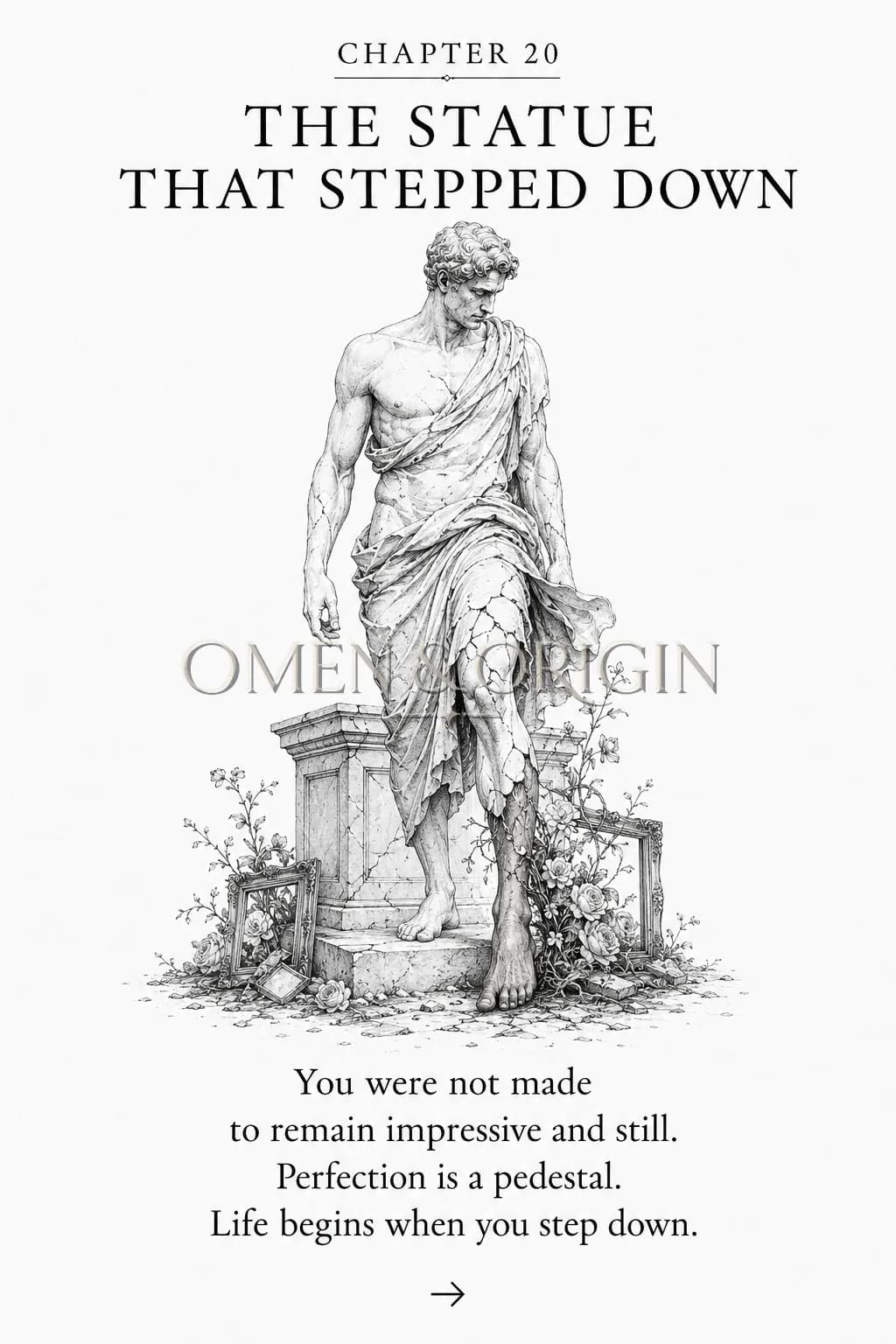 Chapter XX — The Statue That Stepped Down
